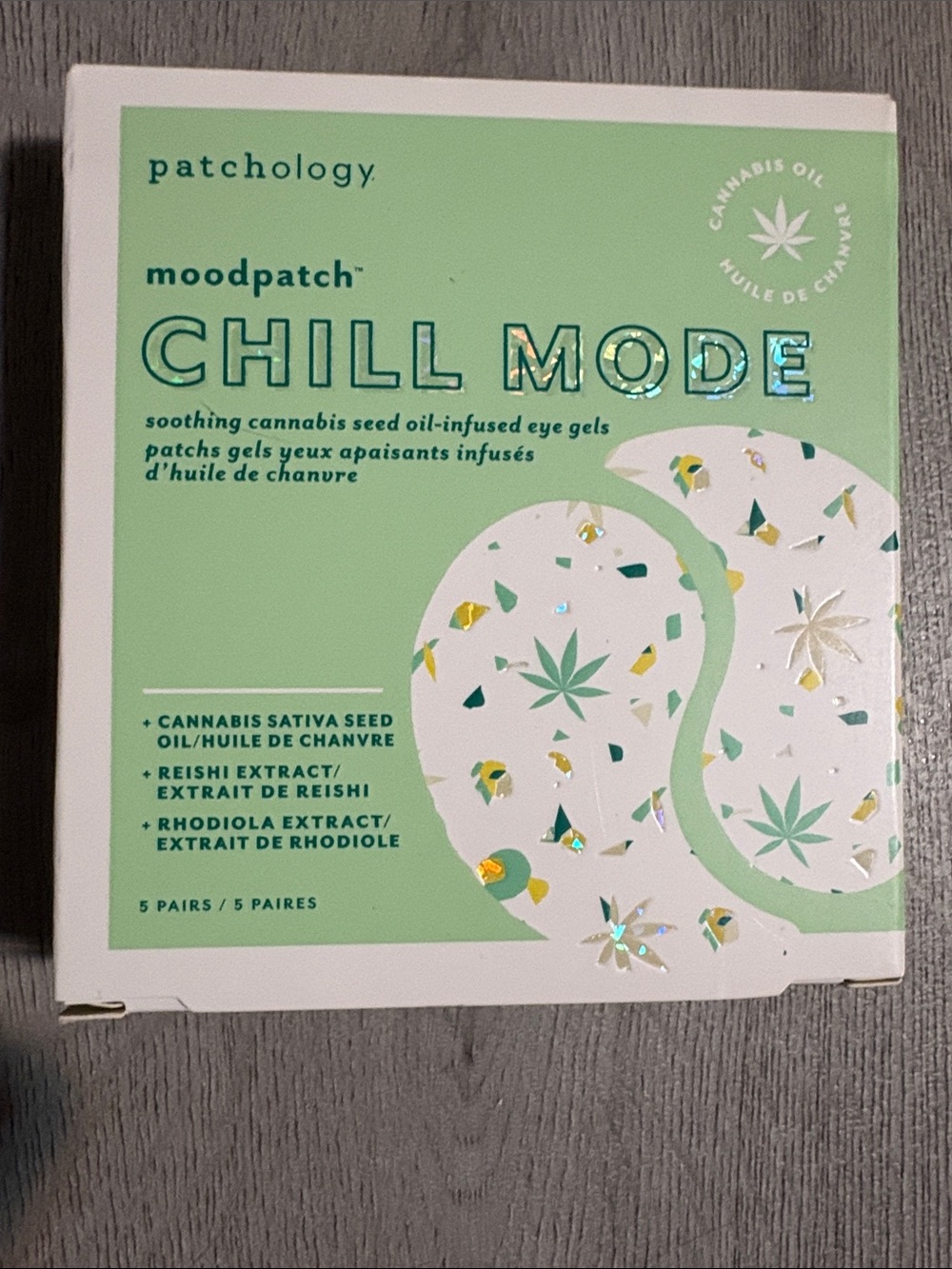 5pk - Patchology Chill Mode Soothing Eye Gels - Green